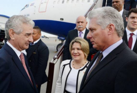 Президент Кубы прибыл в Азербайджан - ФОТО