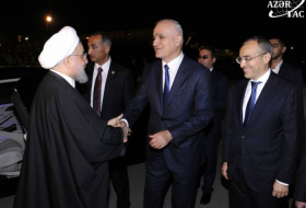 Завершился визит Президента Ирана в Азербайджан - ФОТО
