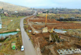 Начато строительство автодороги Агдере-Агдам