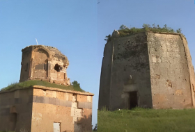 Армяне пытались присвоить древний памятник культуры в Лачынском районе - ВИДЕО